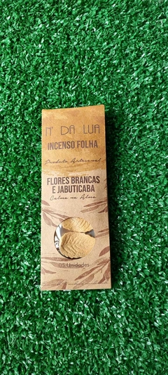 Incenso Folha N'da Lua Flores Brancas e Jabuticaba