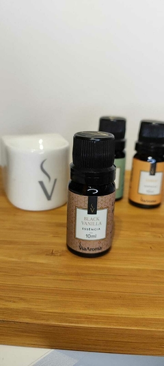 Essência Via Aroma 10ml Clássica Black Vanilla