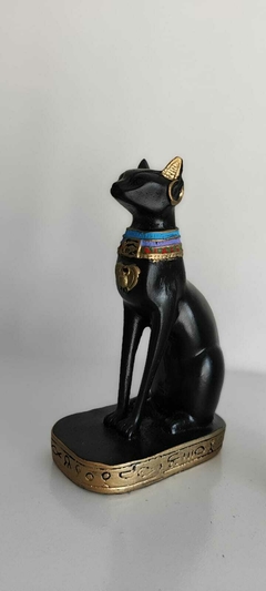 Enfeite Egipcio Gato Bastet - 14cm