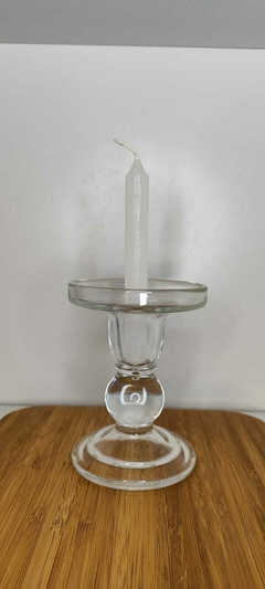 Castiçal de vidro - 11Cm