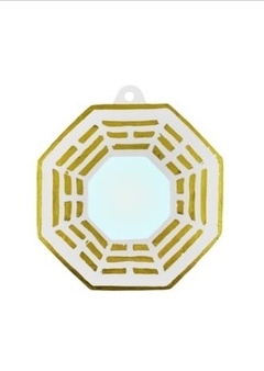 Bagua Resina 06cm Branco