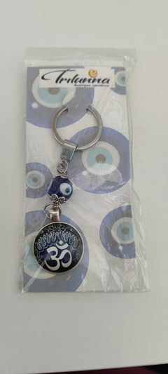 Chaveiro 11,5cm Olho Grego/Om