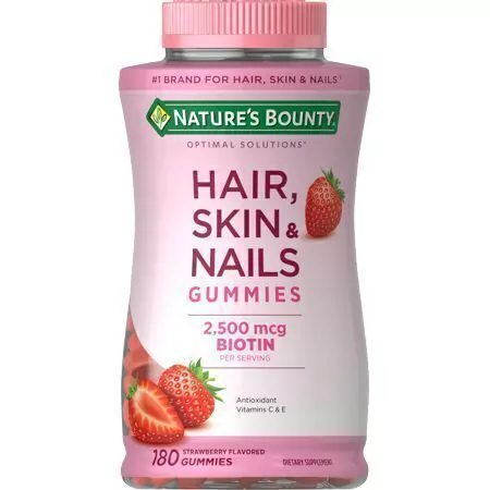 Vitamina Cabelo, Pele e Unhas Hair Skin Nails - Nature's Bounty 180 gomas