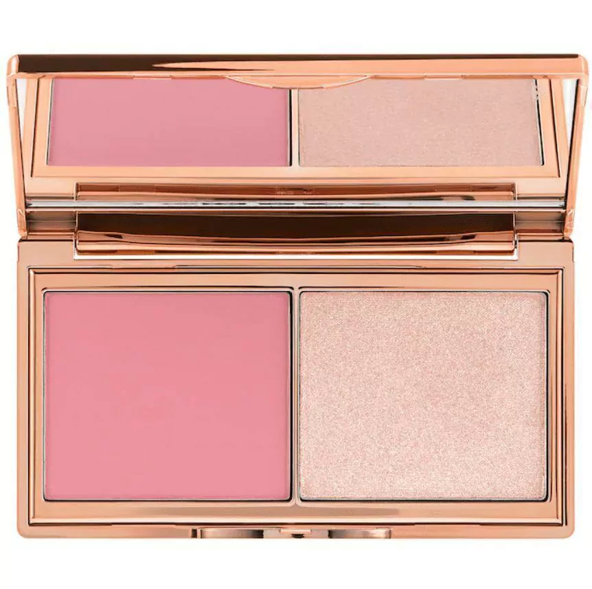 Charlotte Tilbury Mini Hollywood Blush & Glow Palette - Iluminador e Blush