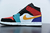 Nike Air Jordan 1 Mid Bred Multi - Color