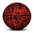 Pelota de basquet And 1 red puzzle N7