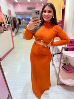 Conjunto longo Ciela TELHA - comprar online