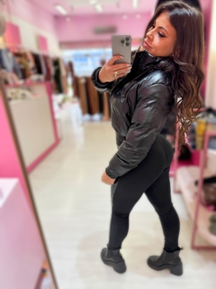 Jaqueta puffer courino vick - comprar online