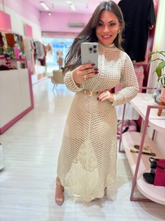 Vestido tricô Rendado Dany nude na internet