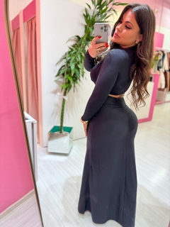 Conjunto longo Ciela preto