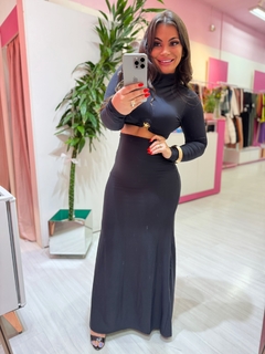 Conjunto longo Ciela preto - Diamante Rose | Moda feminina Esteio | Loja de roupas feminina