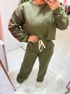 Conjunto moletom Chay Verde - comprar online