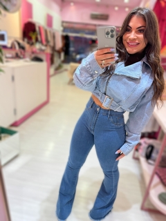 Jaqueta jeans biker
