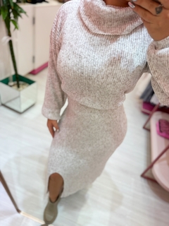 Conjunto mouse saia e blusa Ana gelo