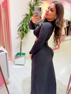 Conjunto longo Ciela preto - loja online