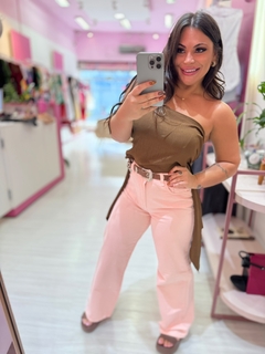 Blusa Bata boho marrom - Diamante Rose | Moda feminina Esteio | Loja de roupas feminina
