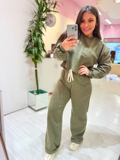 Conjunto moletom Chay Verde