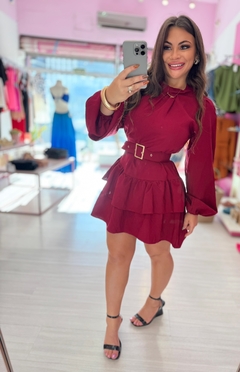 Imagem do Vestido Boho Bianca bordo