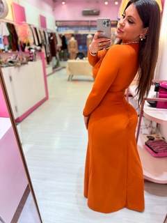 Conjunto longo Ciela TELHA - Diamante Rose | Moda feminina Esteio | Loja de roupas feminina