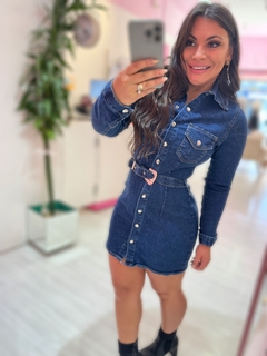 Vestido Jeans botões