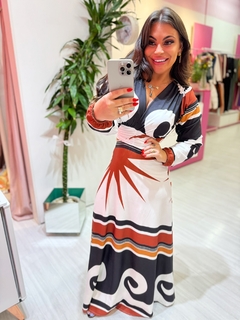 Vestido longo Luana preto
