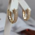 Brinco v cravejado Banhado à Ouro 18K - comprar online