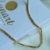 Choker riviera collor fina Banhado a Ouro 18 K - comprar online