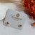 Brinco Bolinha 2 MM Banhado a Ouro 18K