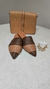 Mule Tresse Marrom e Caramelo - loja online