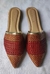 Mule Tresse Vermelho e Dourado na internet