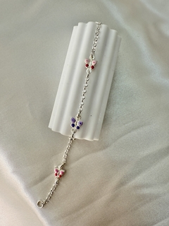 Pulsera mariposas 16 cm - comprar online
