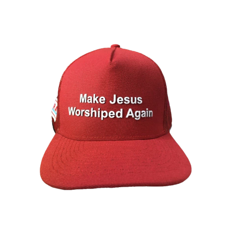 Boné Cristão TRUCKER “ Faça Jesus Adorado”
