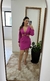 Vestido Carol - Manga Longa - Rosa