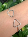 Bracelete Geométrico Prata 925