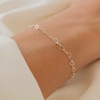 Pulseira Elo coracão em Prata 925.