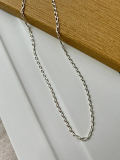 Cordão Corrente vazada em Prata 925. - comprar online