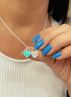 Colar inspiração Tiff Dois Corações
