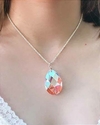 Pingente Gota Cristal Swarovski Boreal em Prata 925