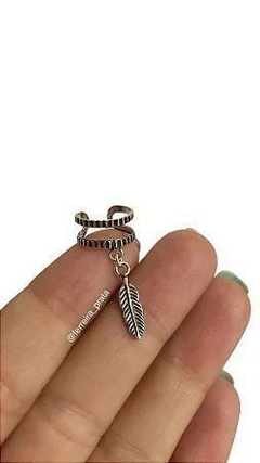 Piercing fake Peninha em Prata 925 - comprar online