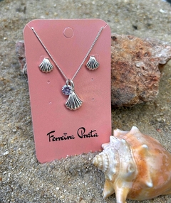 Conjunto Conchinha em Prata 925 - comprar online