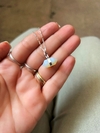 Cordão mini Opalina em Prata 925