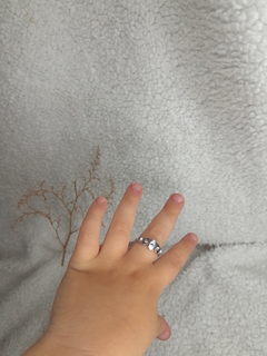 Anillo ovalo con strass - comprar online