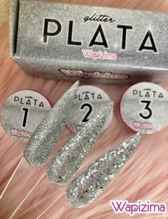 colección mini wapizima plata 3 pcs