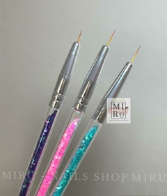 pincel liner 3 pcs