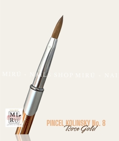PINCEL KOLINSKY ROSE GOLD #8