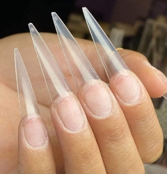 Tips Long Sharp (Stiletto XL) Cristal 200pz MC - comprar en línea