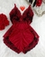 Baby doll Luxo Vermelho e preto