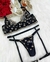 Conjunto Love - Preto com Dourado