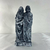 IMAGEM DE GESSO SAGRADA FAMÍLIA COR PRATA 22CM - Loja católica