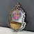 PORTA AGUA BENTA MDF MEDALHA SÃO BENTO EM RELEVO 16CM - Loja católica